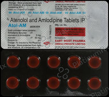 Atol AM 5/50mg Tablet 10s