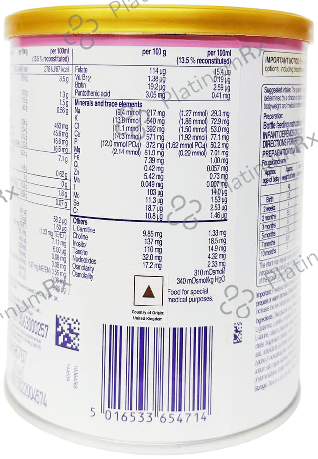 Neocate LCP Infant Formula 0.1mg Powder 400gm