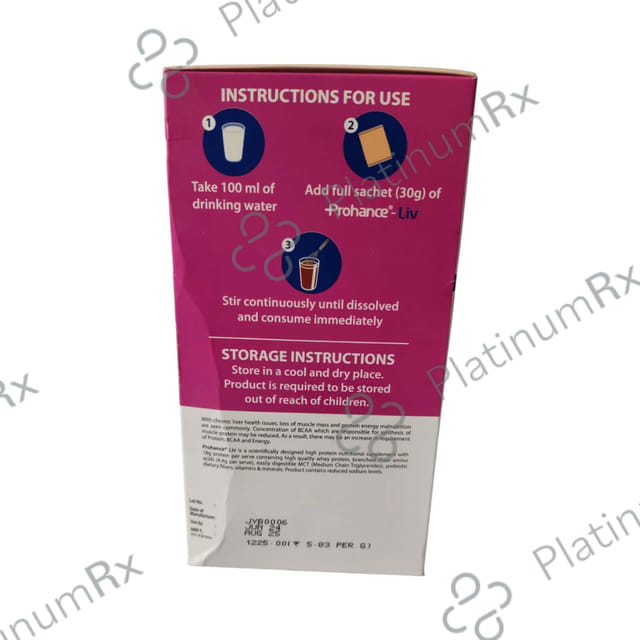 Prohance Liv 210gm Chocolate Flavour Powder 210gm