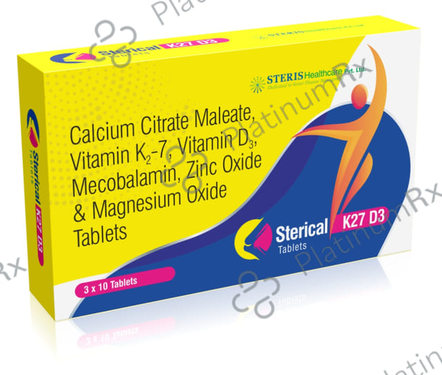 Sterical K2 7 D3 Tablet 10s