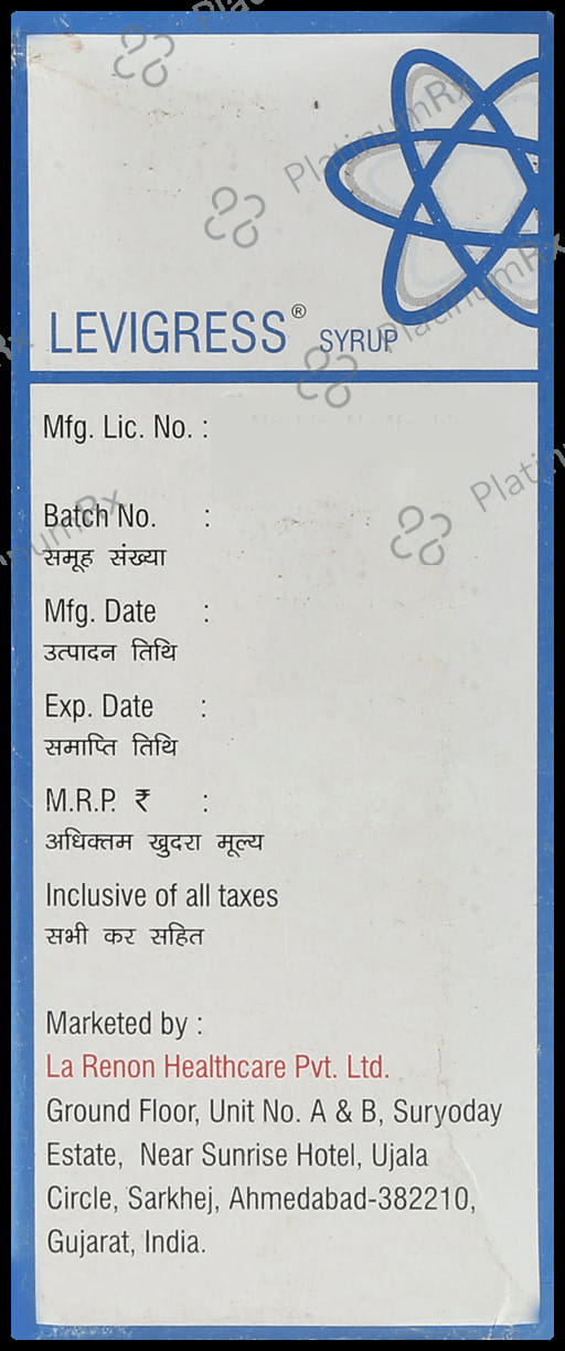 Levigress 100mg Syrup 100ml