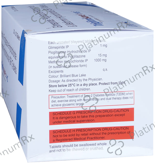 Triglimisave 1 HS Plus Tablet SR 10s