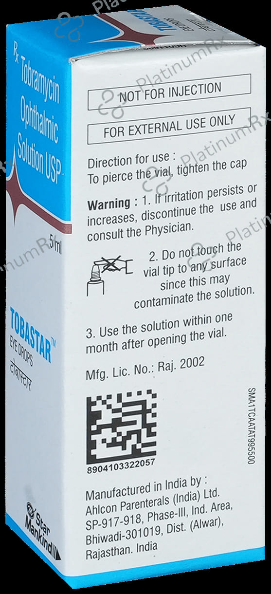 Tobastar 0.3% Eye Drop 5ml