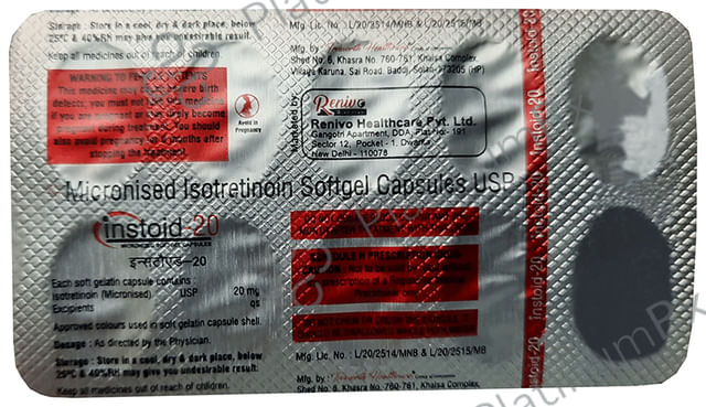 Instoid 20 Soft Gelatin Capsule