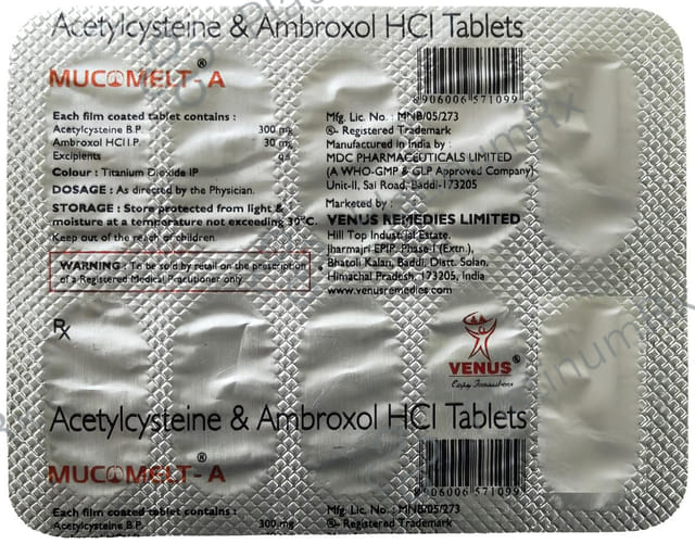 Mucomelt A Tablet