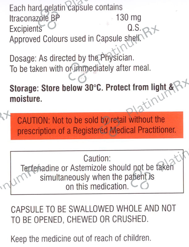 Funzi IT SB 130mg Capsule 10s