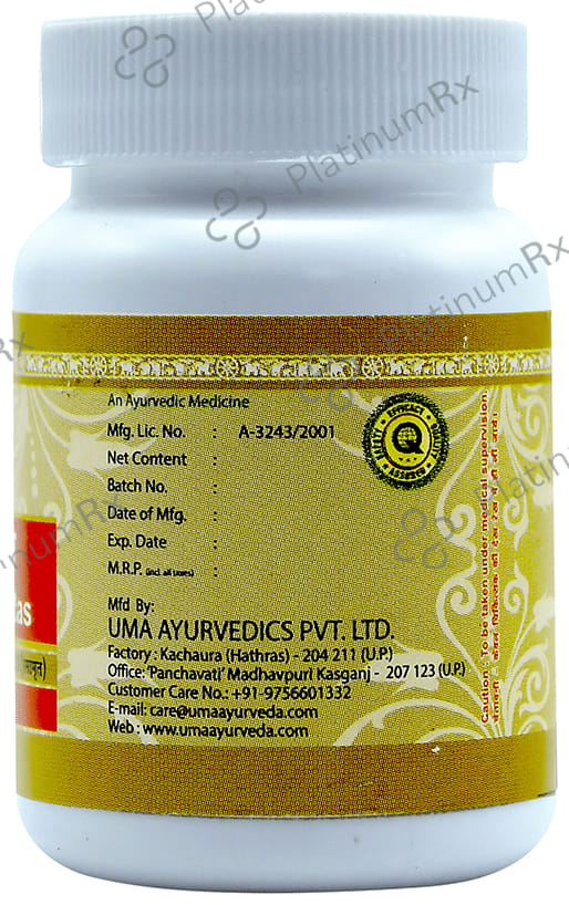 Uma Ayurveda Chandramrit Ras Tablet 80 tablets