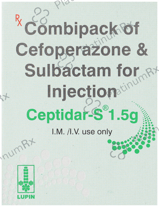 Ceptidar S 1.5gm Injection 1ml