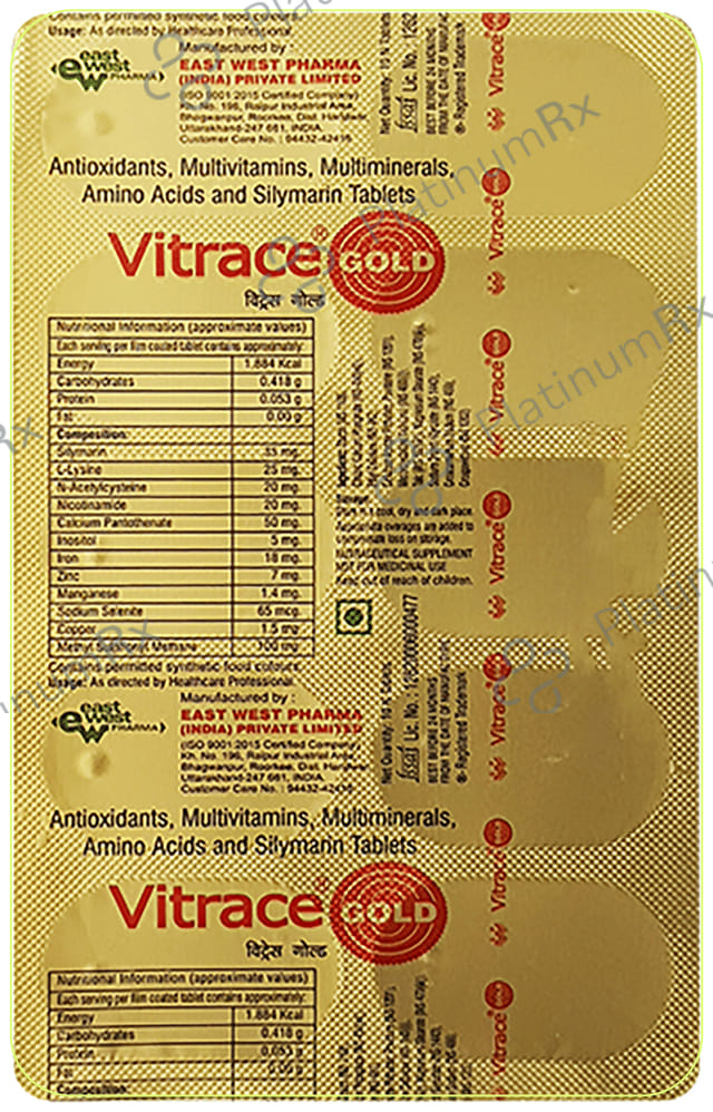 Vitrace Gold Tablet 10s
