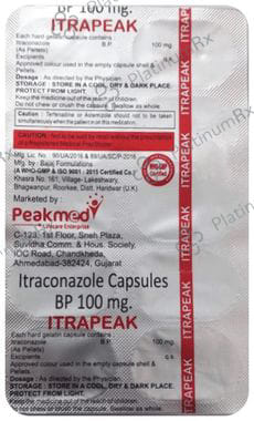 Itrapeak 100mg Capsule 10s