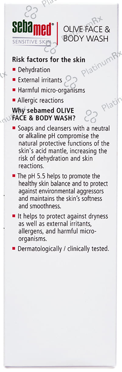 Sebamed Olive Face & Body Wash 200ml