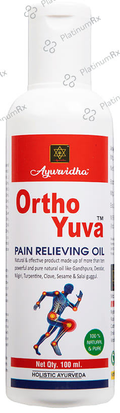 Ayurvidha Orthoyuva Pain Relieving Oil (100ml Each) 1 Bottle