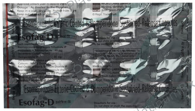 Esofag D 30/40mg Capsule SR 10s