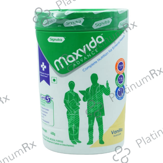 Maxvida Advance Vanilla Powder 400gm