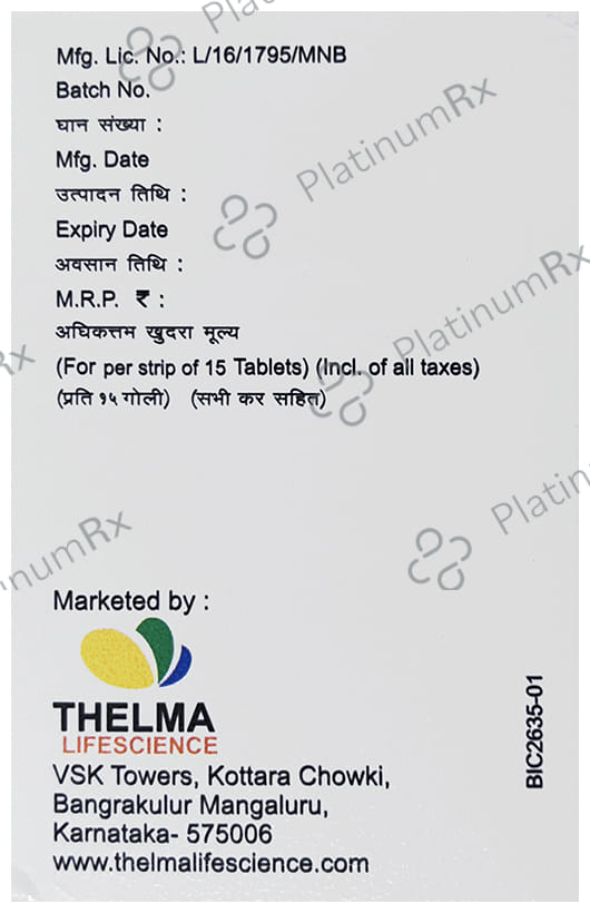 Telmiten 20mg Tablet 15s