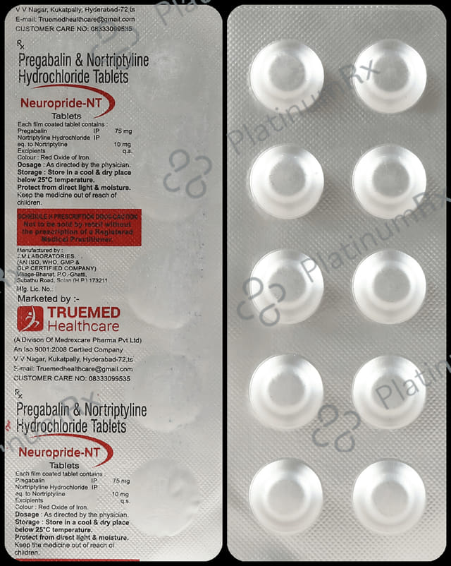 Neuropride NT 75mg/10mg Tablet