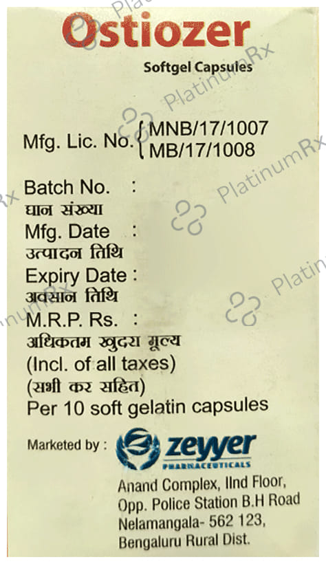Ostiozer Softgel Capsule 10s