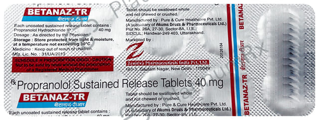 Betanaz TR 40mg Tablet 10s