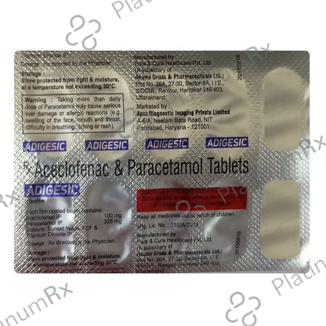 Adigesic Tablet