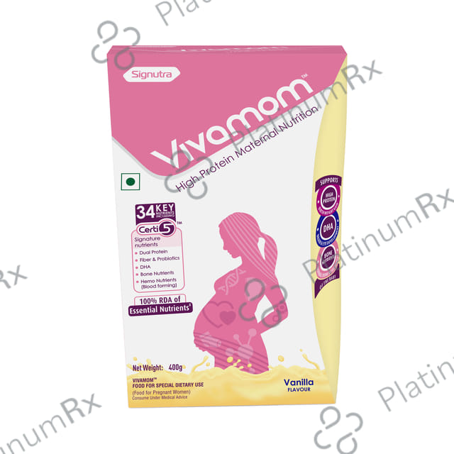 Vivamom High Protein Vanilla Flavour Powder 400gm