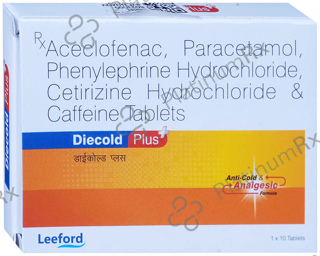 Diecold Plus Tablet 10s
