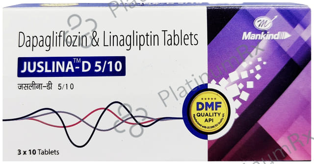 Juslina D 10/5mg Tablet 10s