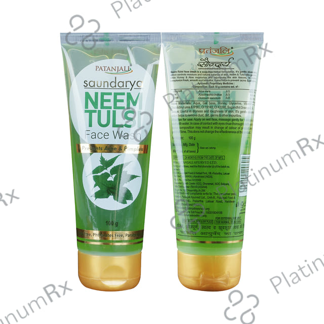 Patanjali Ayurveda Saundraya Neem & Tulsi Face Wash