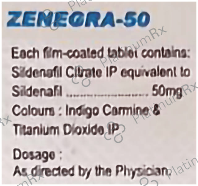Zenegra 50mg Tablet