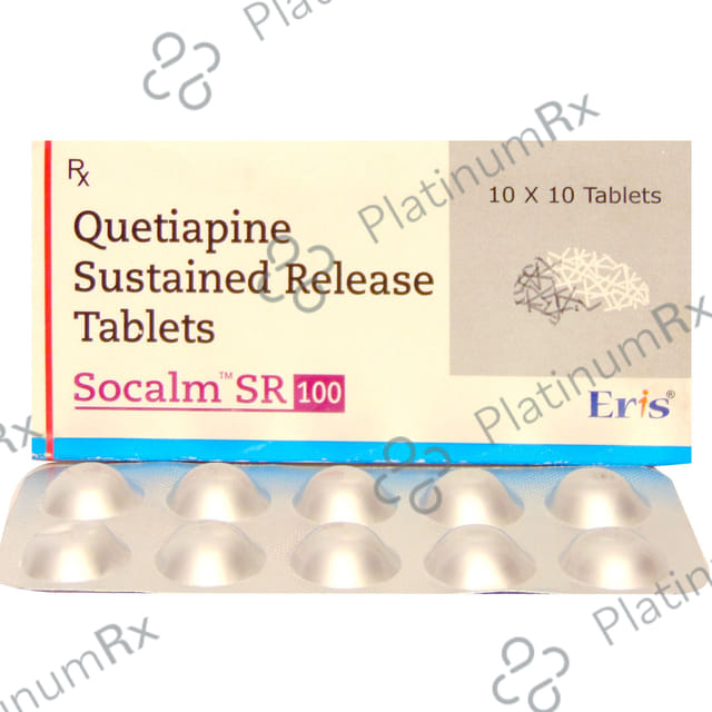 Socalm 100mg Tablet SR