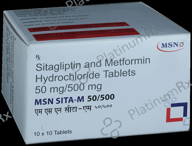 MSN Sita-M 50mg/500mg Tablet