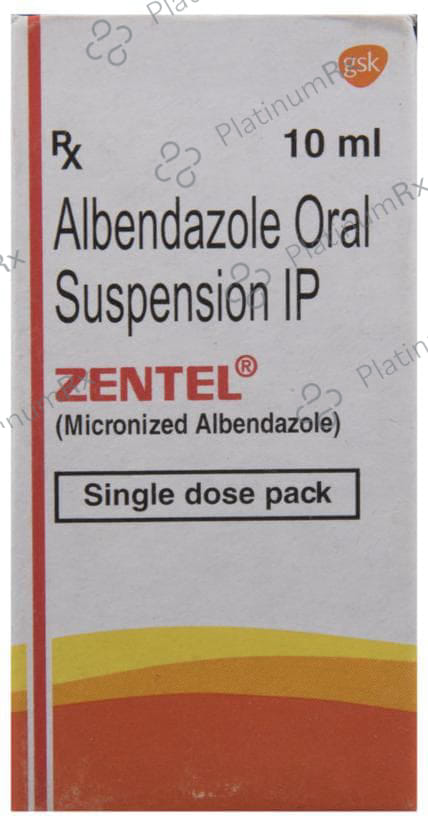 Zentel 400mg Oral Suspension 10ml
