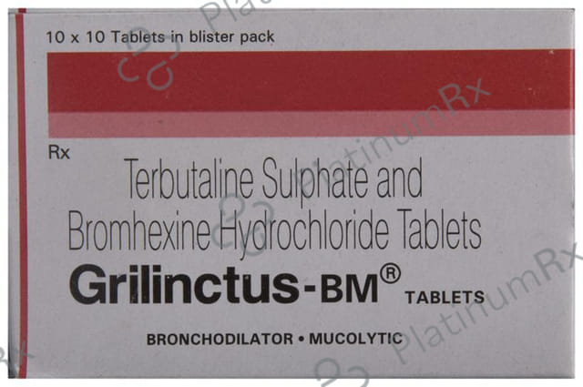Grilinctus BM 2.5/8mg Tablet 10s