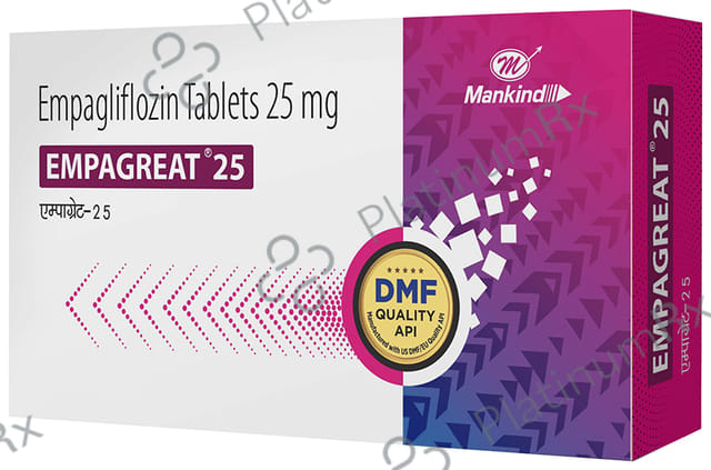 Empagreat 25mg Tablet 10s