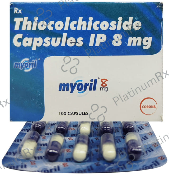 Myoril 8mg Capsule 10s