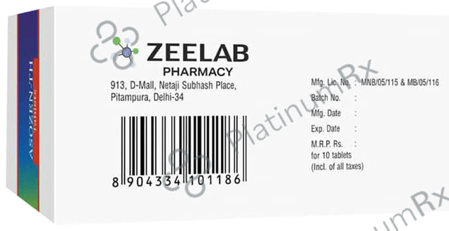 Asozen TH 100/4mg Tablet 10s