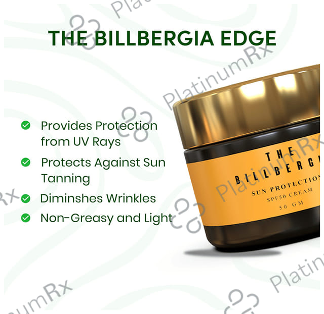 The Billbergia Sun Protection SPF 50 Cream 50gm