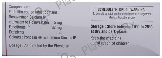 Crevast F 5 67/5mg Tablet 10s