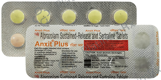 Anxit Plus 0.5/25mg Tablet 10s