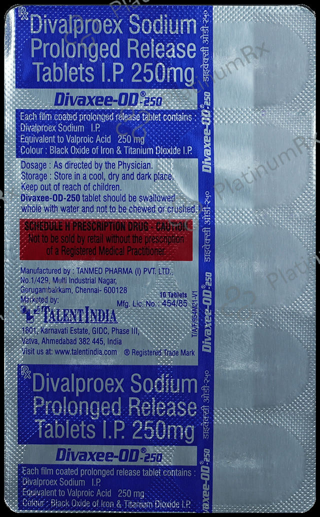 Divaxee OD 250 Tablet PR