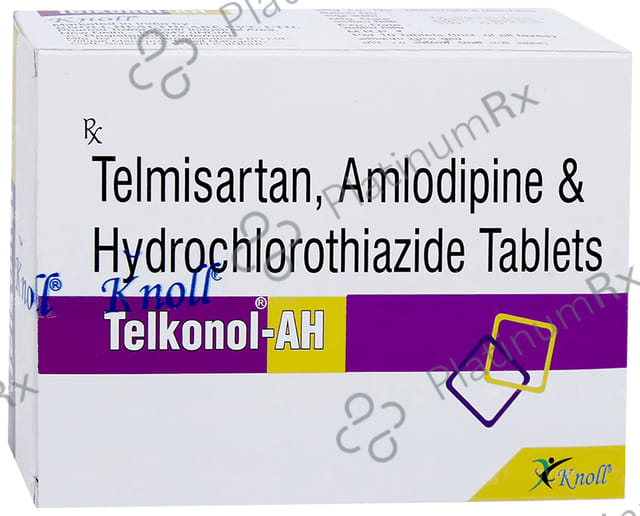 Telkonol AH 40/5/12.5mg Tablet 10s