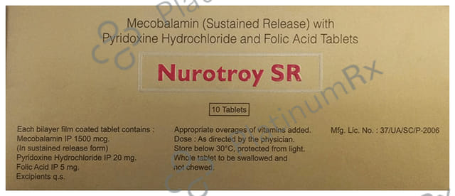 Nurotroy SR Tablet 10s