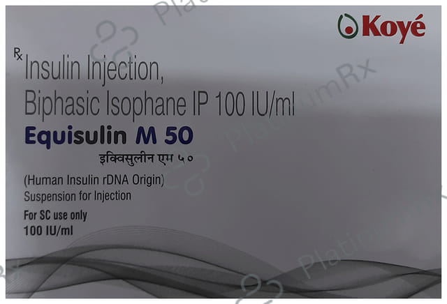 Equisulin M 50/50 (100 IU/ml) (1*3ml Penfill Cartridge / Injection)