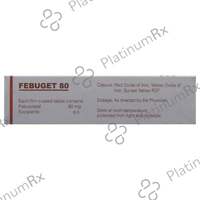 Febuget 80mg Tablet 10s