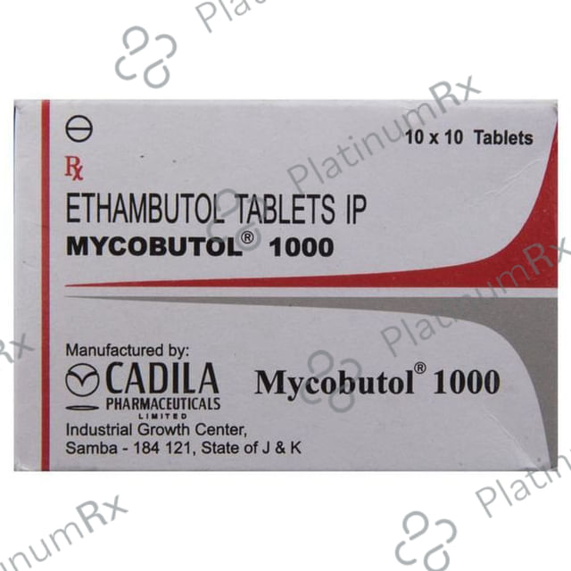 Mycobutol 1000 Tablet