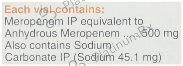 Merocrit 0.5gm Injection 5ml
