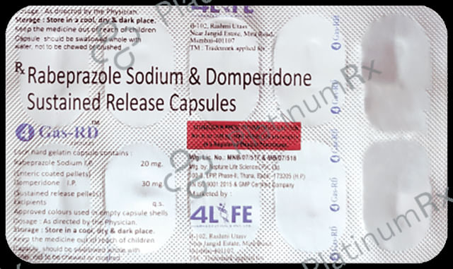 4 Gas RD 30/20mg Capsule SR 10s