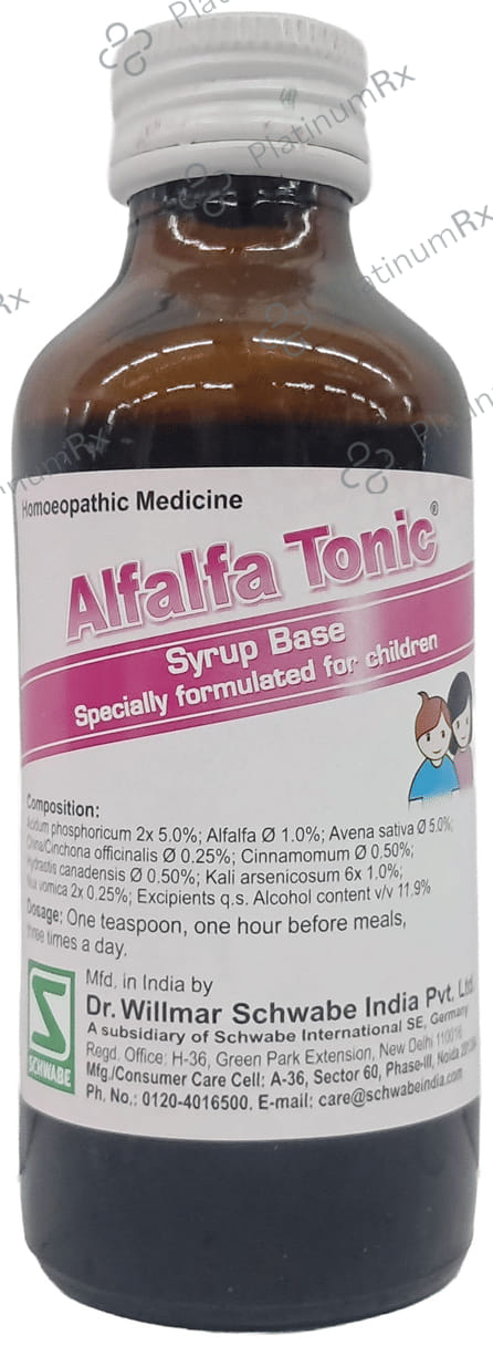 Dr Willmar Schwabe India Alfalfa Tonic For Children