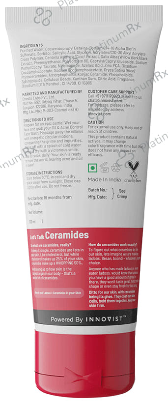 Chemist At Play Oil & Acne Control Face Wash