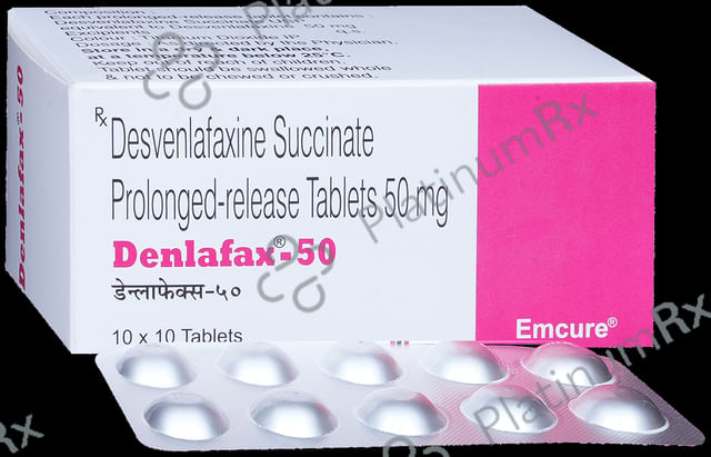 Denlafax 50mg PR Tablet 10s