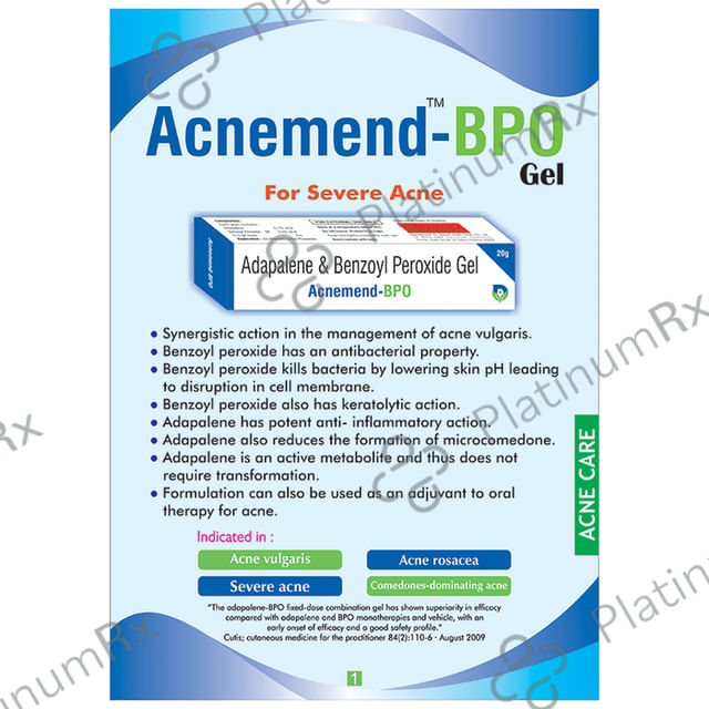Acnemend BPO Gel 20gm
